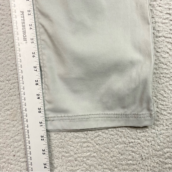 Prana Brion Pants Men's Size 34 x 32 Light Gray Slim Fit Outdoor Hiking Stretch - Picture 7 of 8